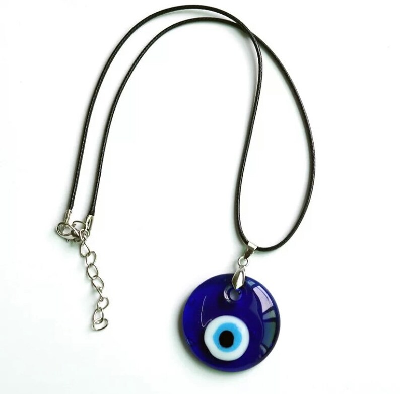 Evil Eye Protection Necklace 30mm Evil Eye Necklace Nazar Etsy UK