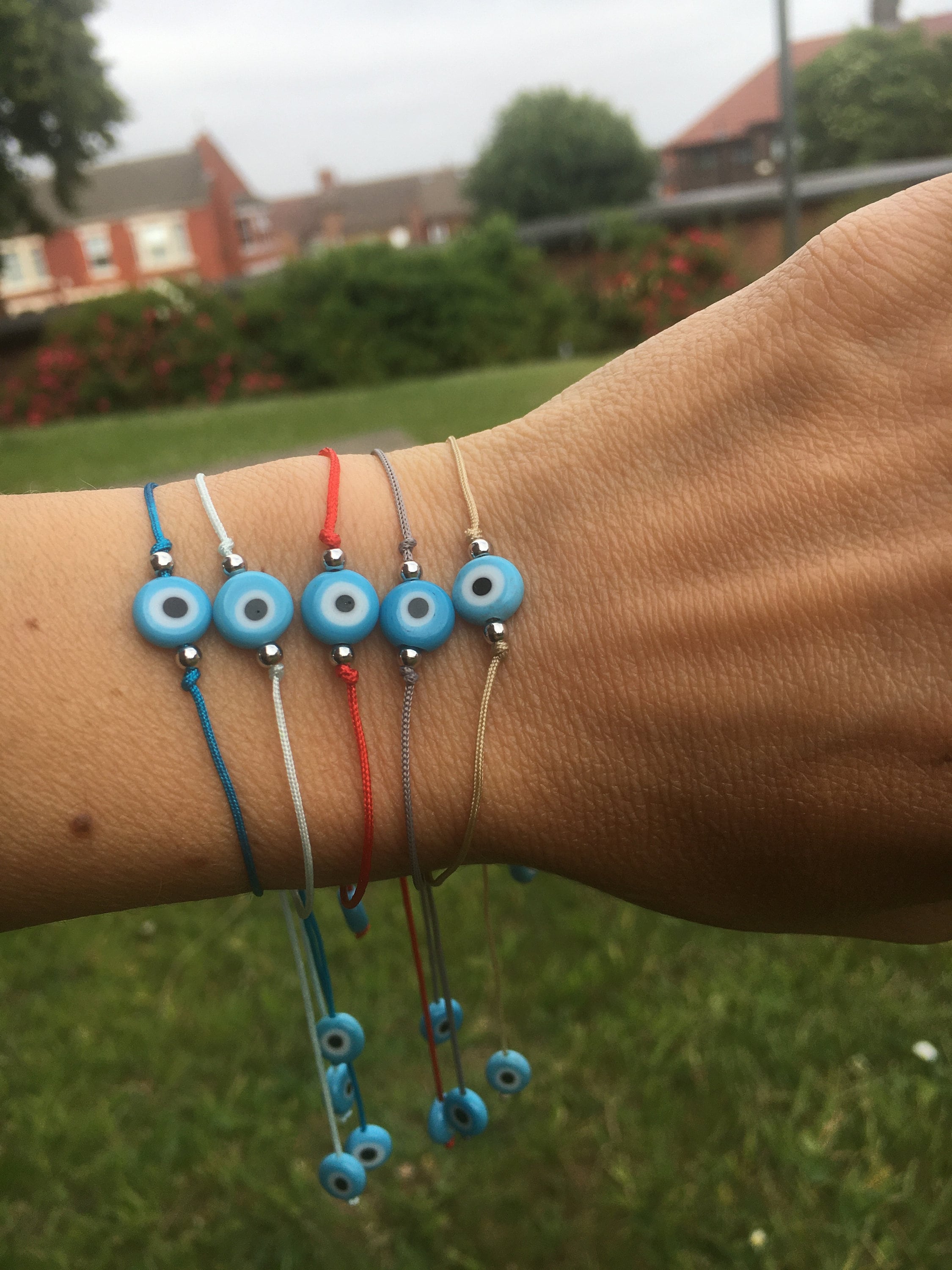 evil eye pull bracelet