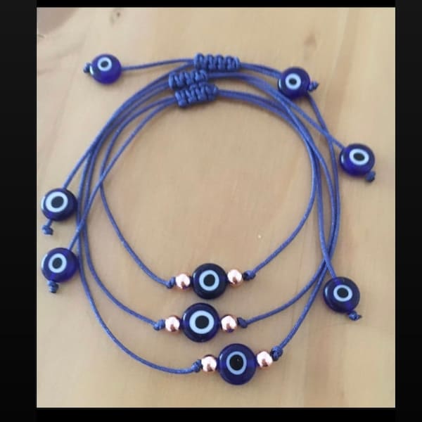 Evil Eye Bracelet, Evil Eye Anklet, Evil Eye Protection Necklace, Nazar Bracelet