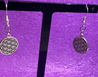 Flower of life earrings