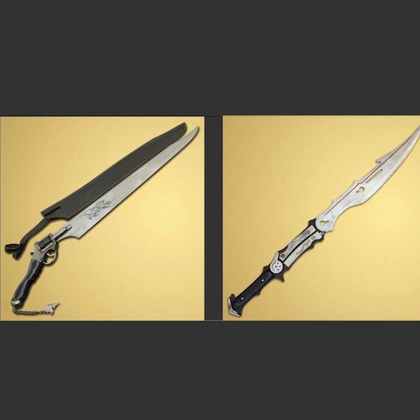 Gunblade Revolver Sword Etsy