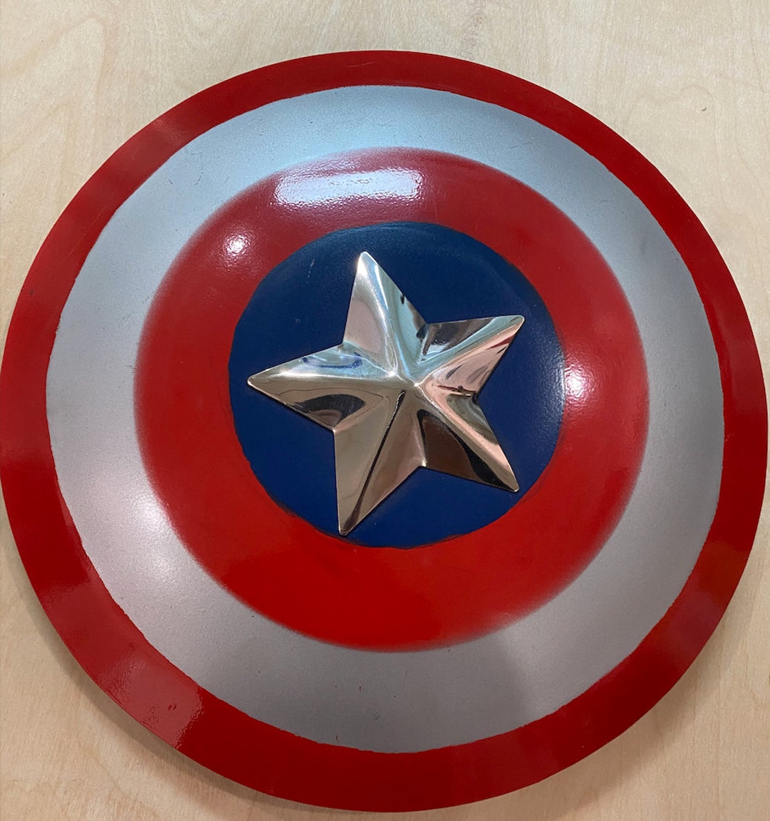 Captain America's Shield Replica Fully Handmade - Etsy