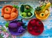 Montessori Color Sorting Crochet Fruit and Vegetables, Crochet vegetables Pretend Play Kitchen Crochet vegetables set, Color Sorting Toys 