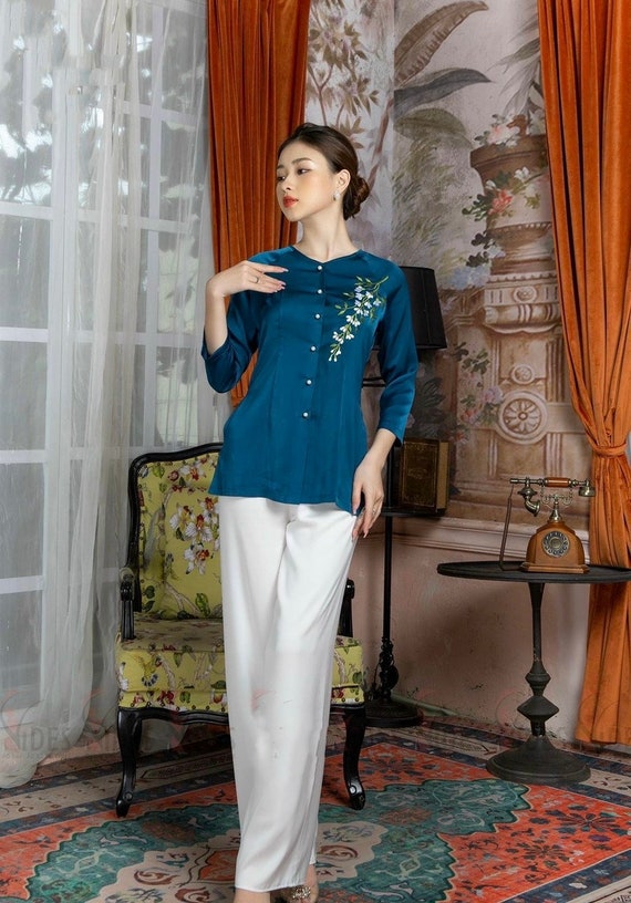 Traditional vietnamese shirt Clearance