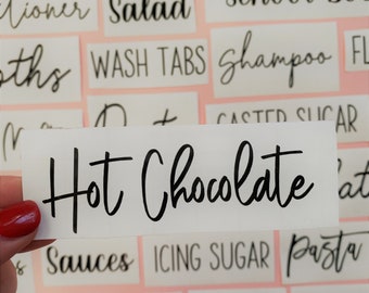 PERSONALISED VINYL LABELS | Label Organisation