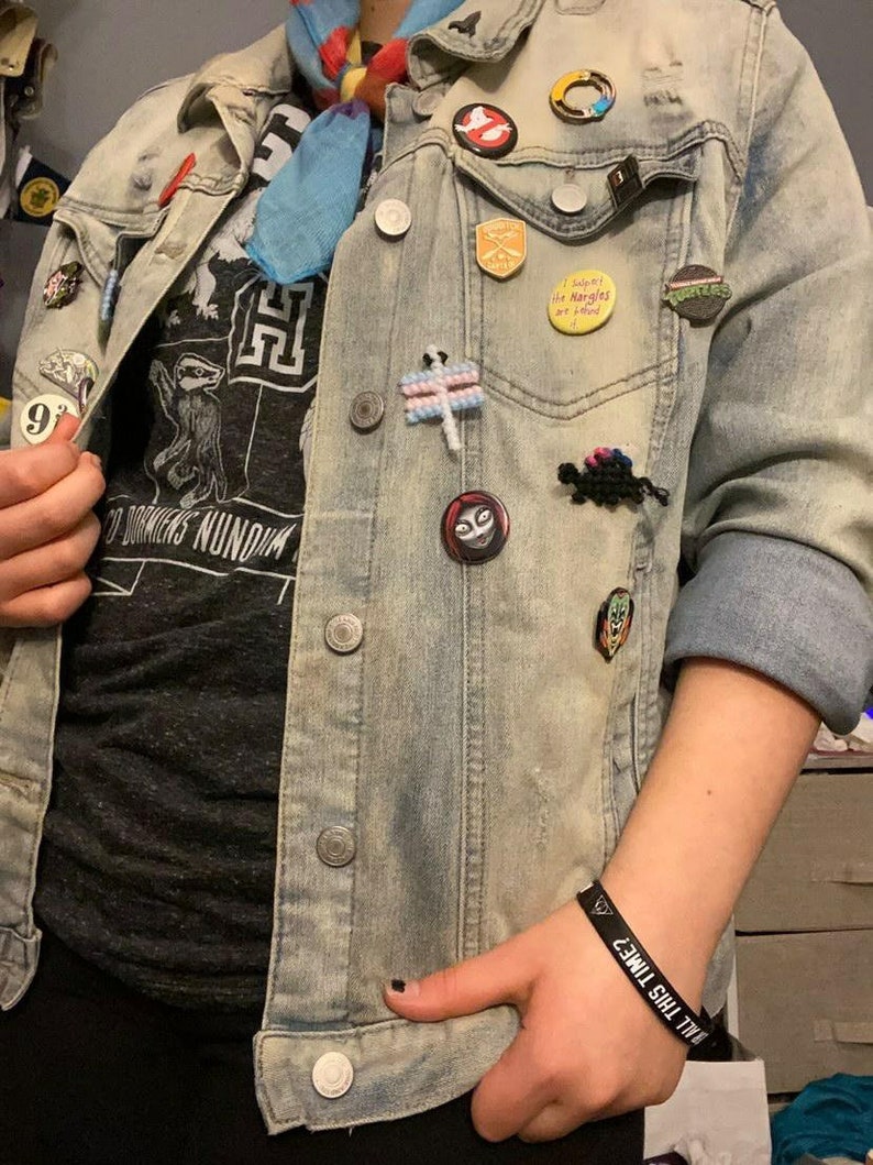 Custom Subtle Dinosaur Pride Pins For Closeted People LGBT Etsy