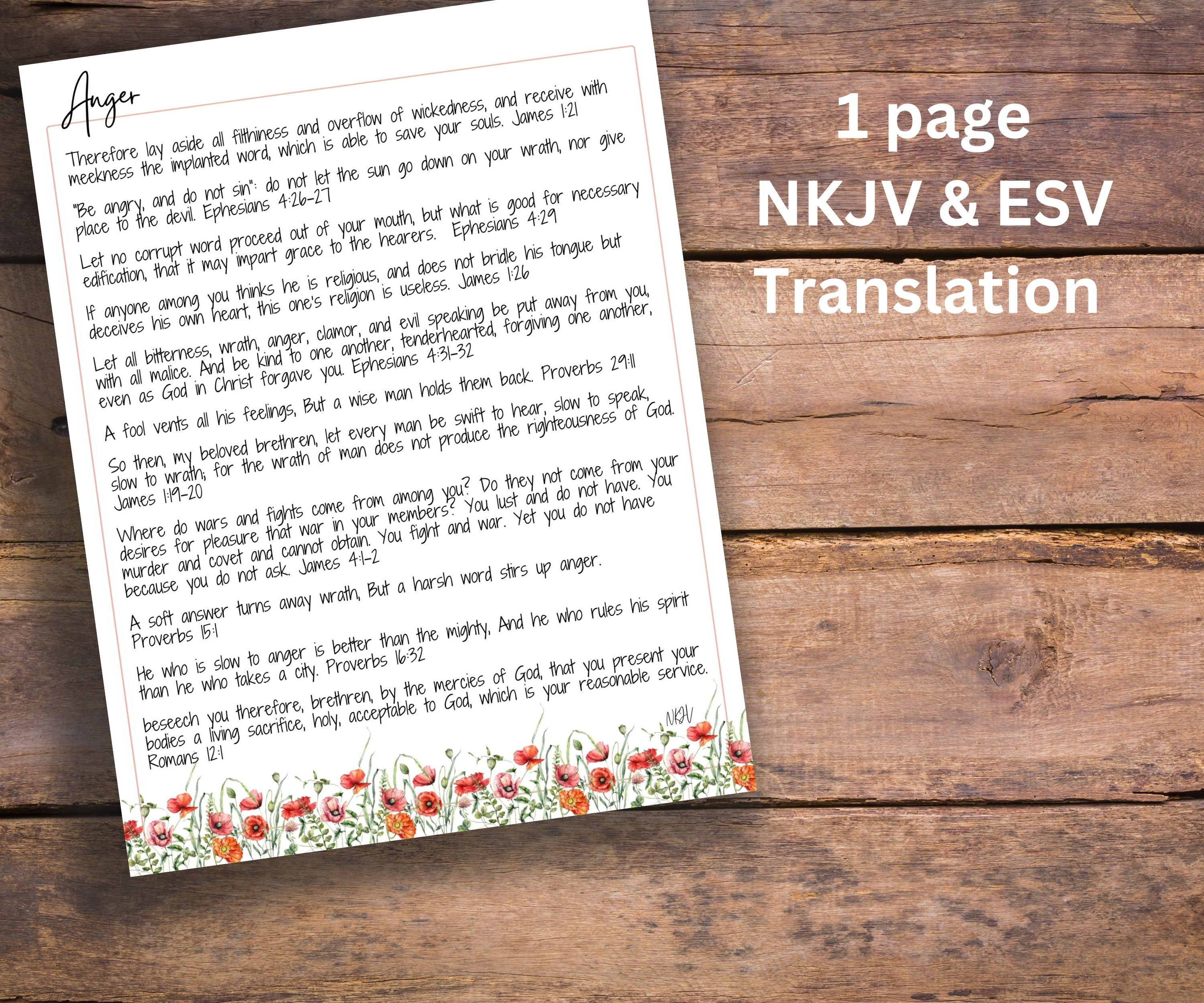 Bible Verse Sheets Bible Verse Sheets