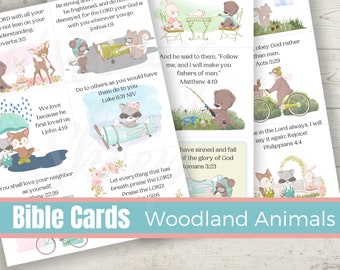Printable Childrens Bible Verse Cards