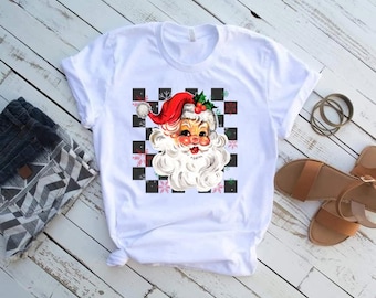 Retro Santa PNG | Christmas Shirt Design (Digital Download)