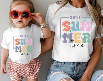 Sweet Summer Time PNG: Retro Shirt Design (Digital Download)