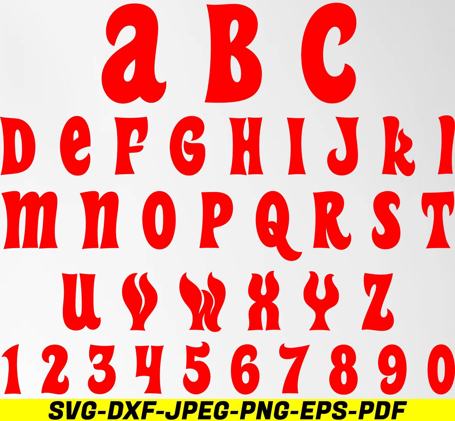 Racing Fonts SVG Bundle, Speed Numbers (digital Download) - Etsy
