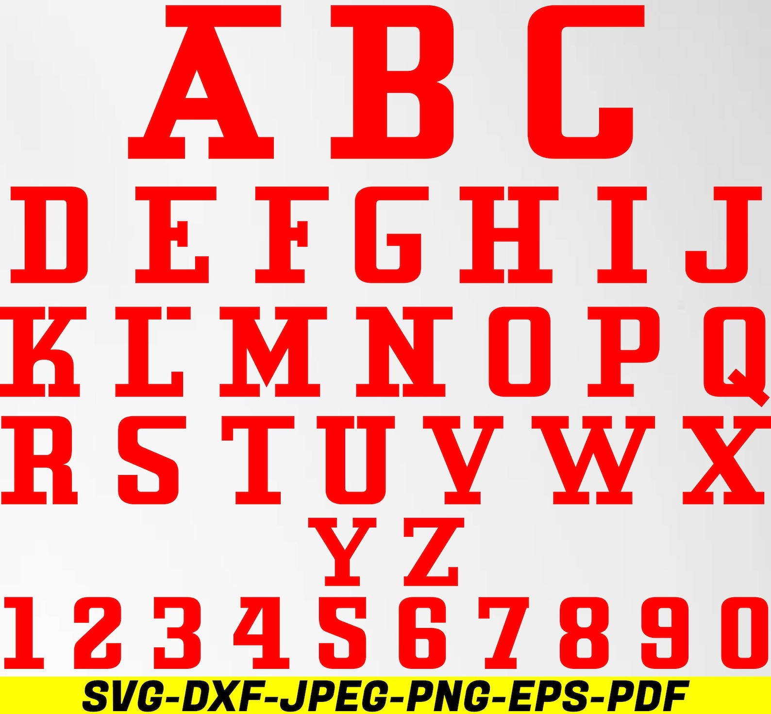 Racing Fonts SVG Bundle, Speed Numbers (digital Download) - Etsy