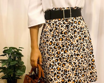 Animal print dress