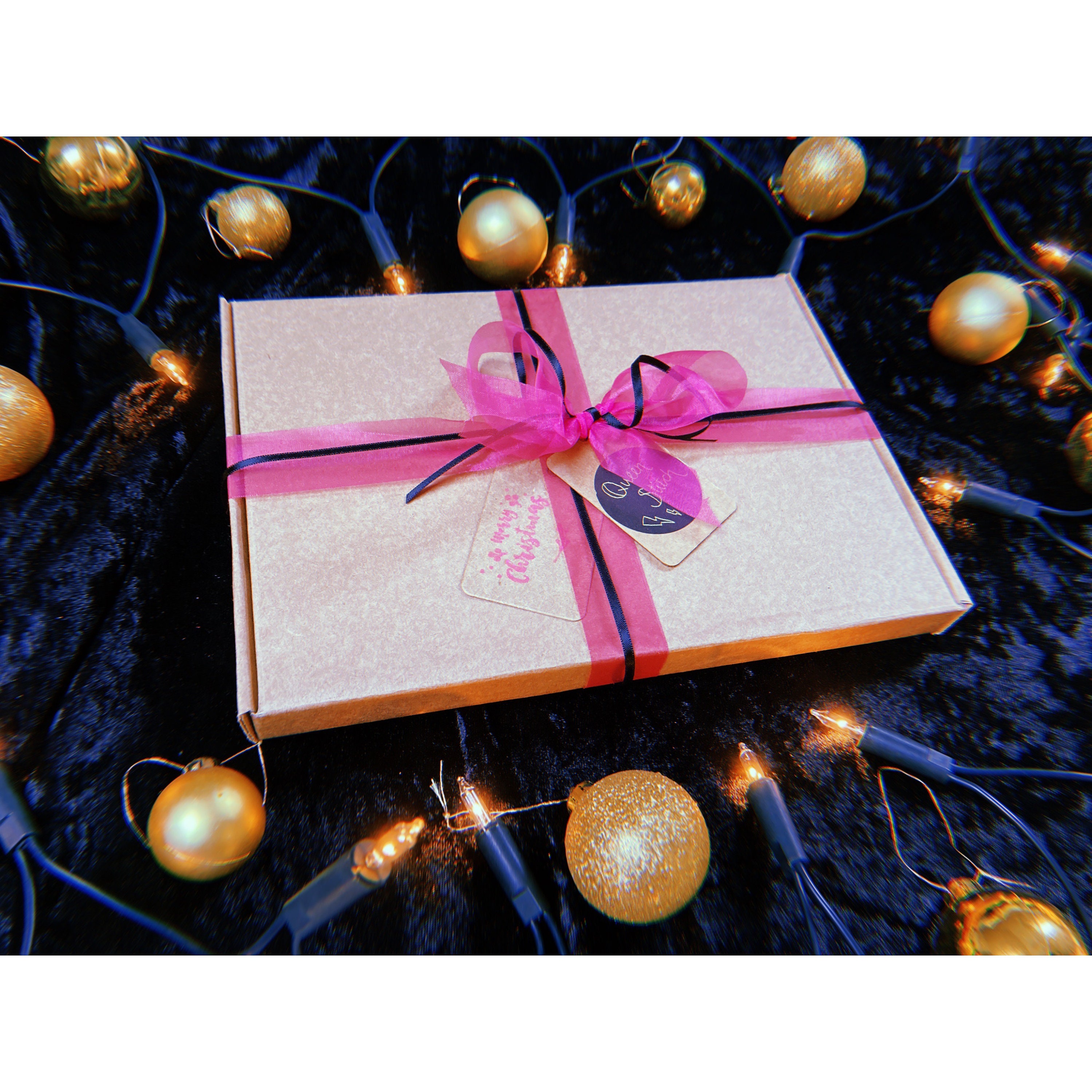 Face Mask Gift Set White With Gold Fleck Etsy UK