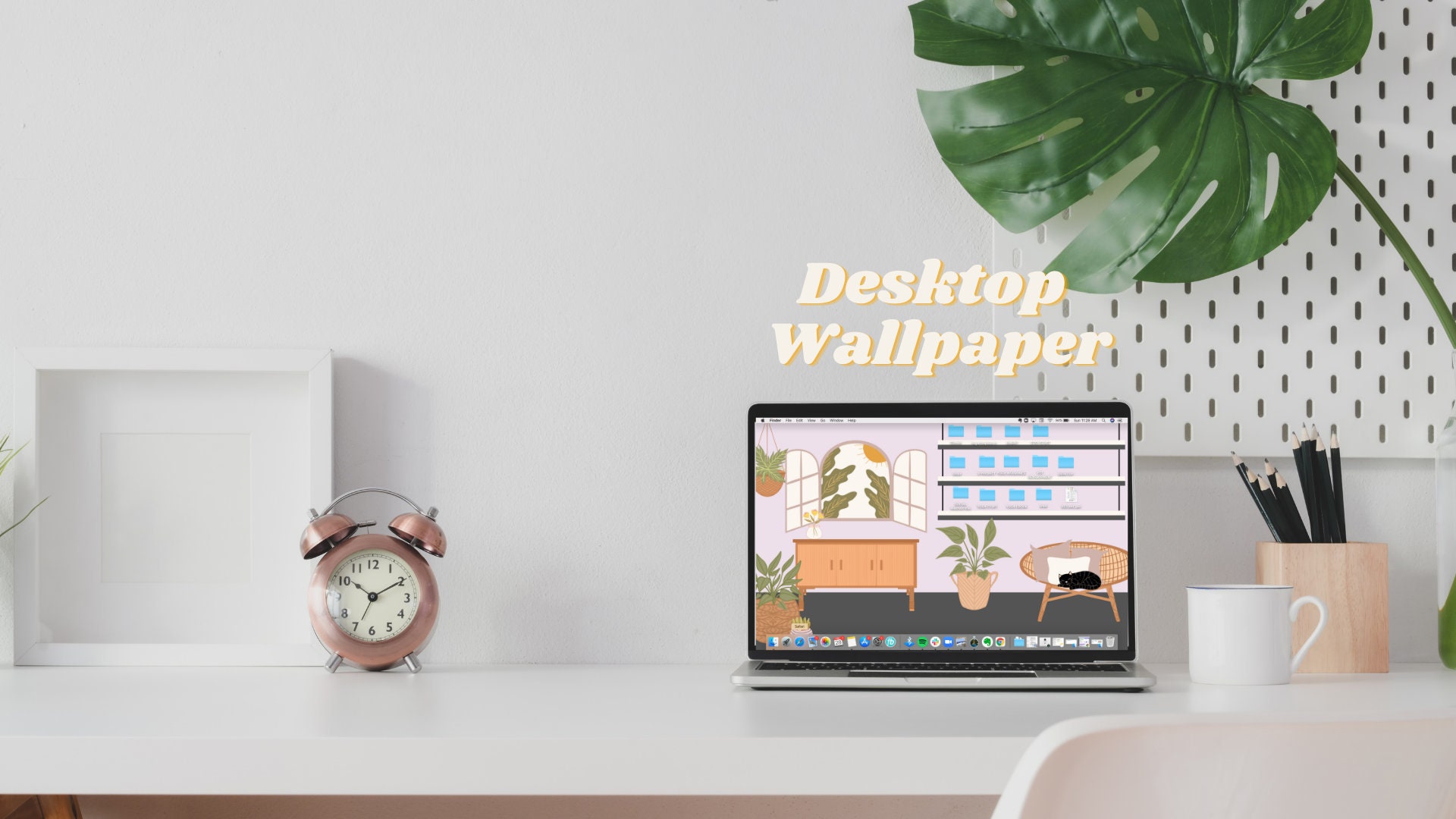 Desktop Wallpaper Calming Purple Background | Etsy