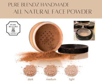 Facial Blendz: All Natural Facial Pigment Powder with Active Minerals Available in 3 Shades