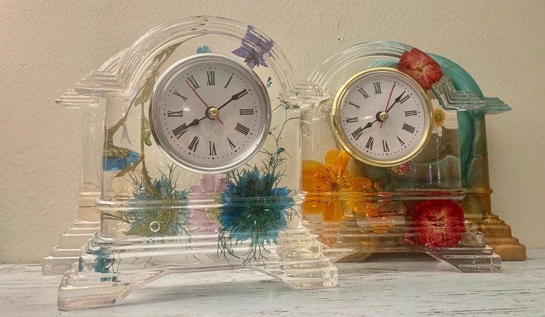 Handmade Clocks w/ Removable Clock Faceplate image 2