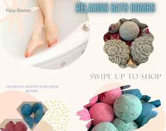 Mom Bombs- Gift Set of Fizzy Blendz Bath Bombs-Assorted