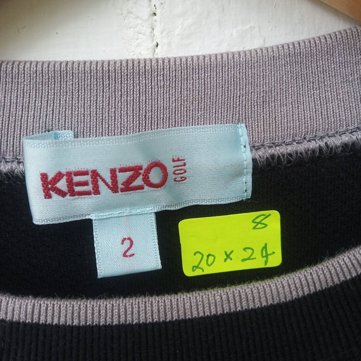 KENZO Golf Embroidery Style Small Logo Sweatshirts Pullover - Etsy