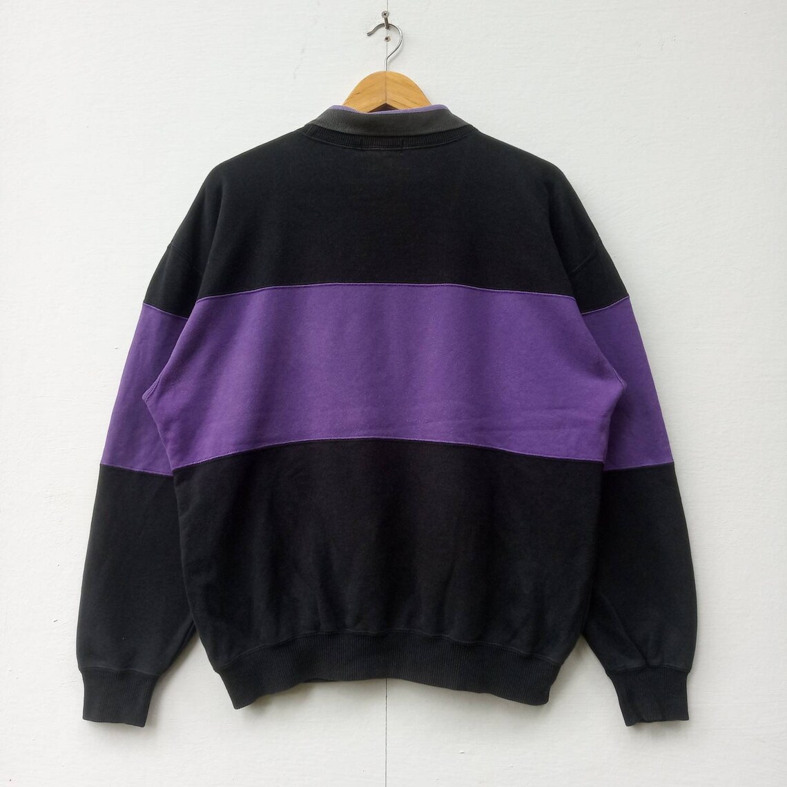 Ujiro Ishihara Hale Contessa Japan Collar Sweatshirt Colourblock Design ...