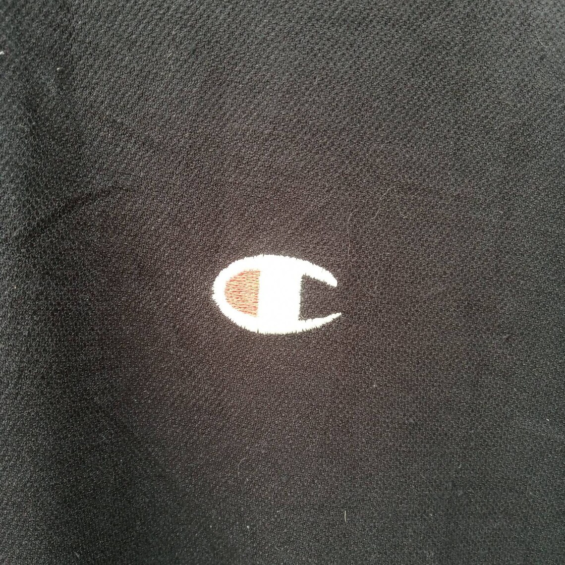 Champion Embroidery Logo Longsleeve Collar Shirt Black Colour - Etsy
