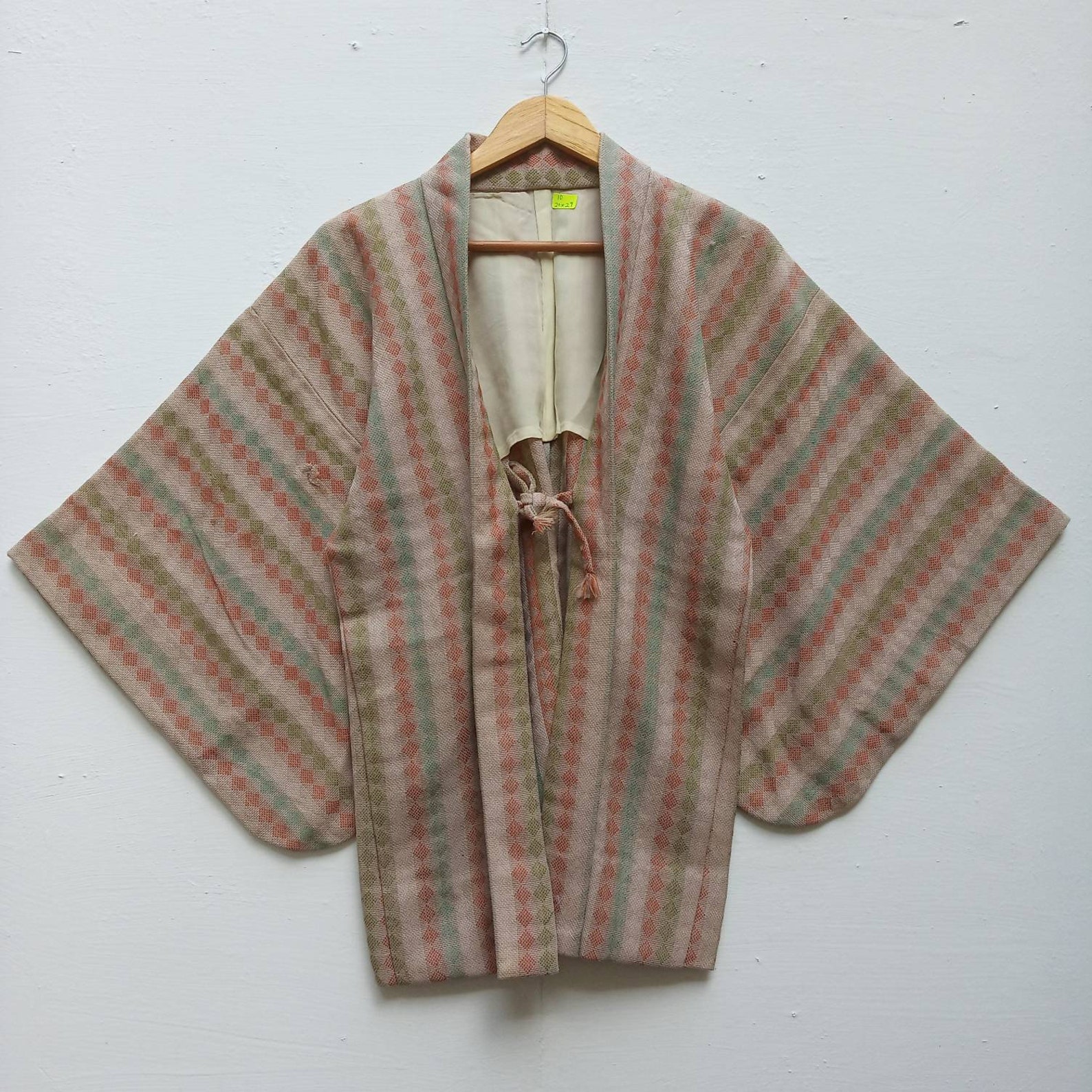 Vintage Haori Short Kimono Japanese Colourful Stripes Nice - Etsy