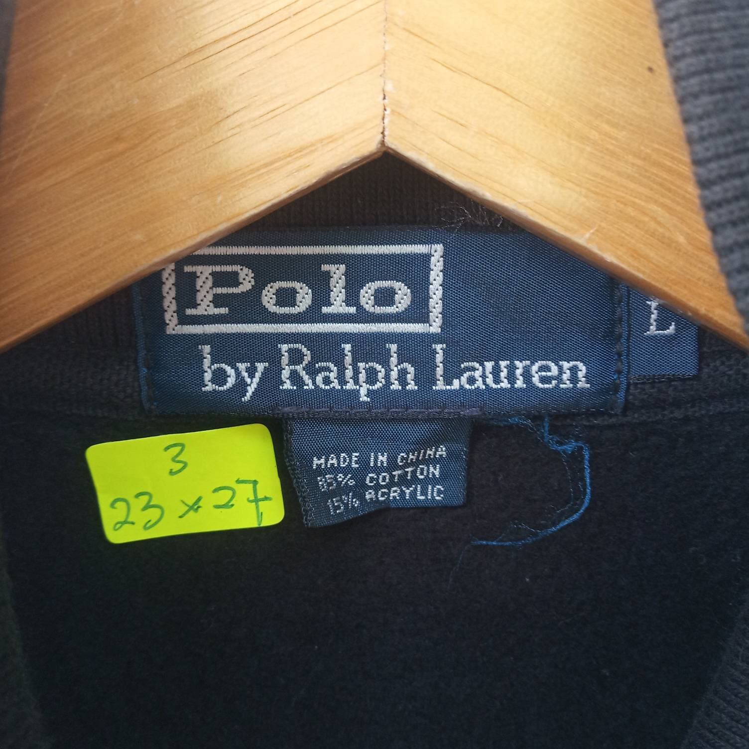 Polo by Ralph Lauren Full Zipper Sweater Double Pocket Size L - Etsy