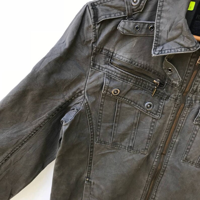 Rare Vintage Roushatte Tactical Pocket Full Zip Jacket Size - Etsy