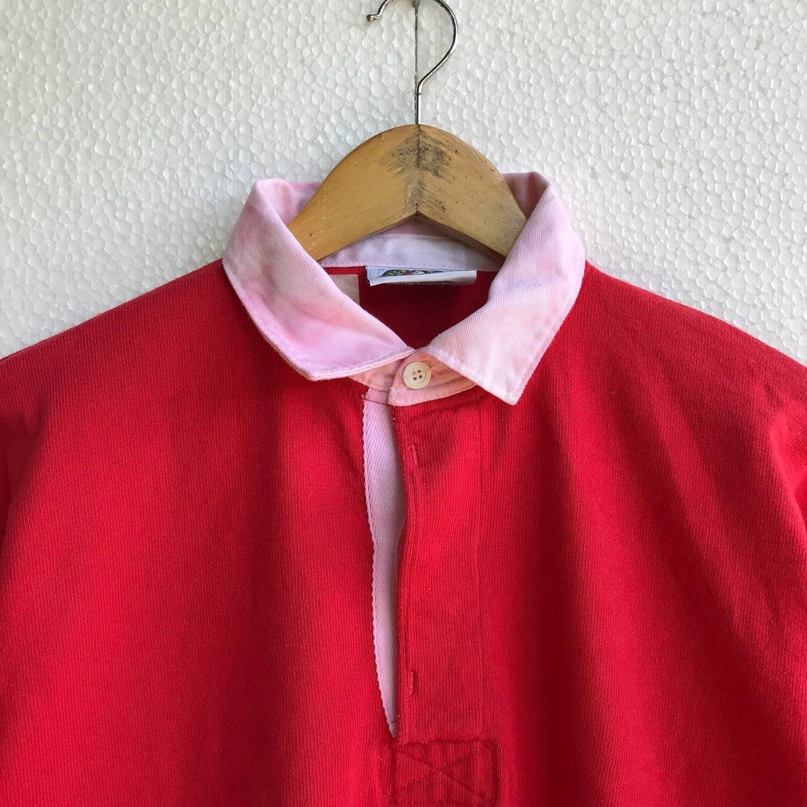 Rare Barbarian Rugby Wear Embroidered Logo Spell Collared Etsy