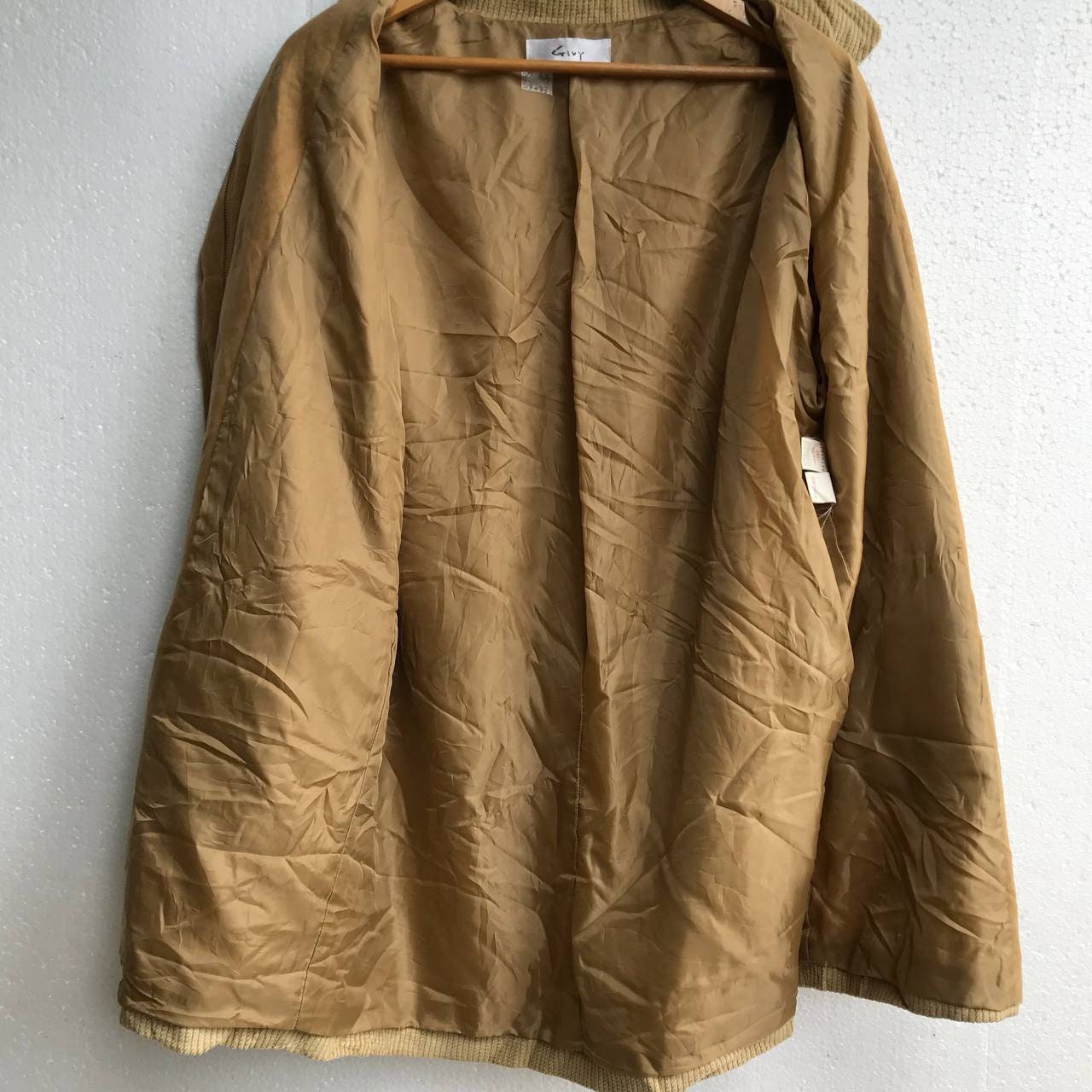 Rare Corduroy Givy Japanese Brand Zipper Button Down Collared Remover ...