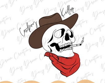 Cowboy Killer Skull *png*