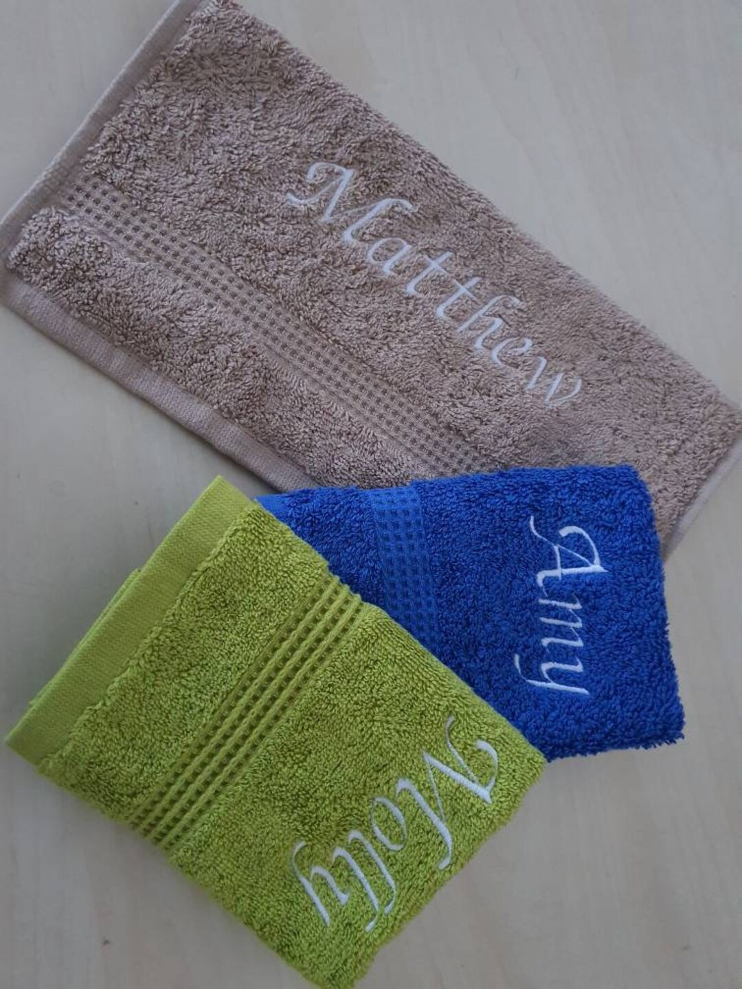 Personalised Face Flannel towel Gift Gym Sports Etsy