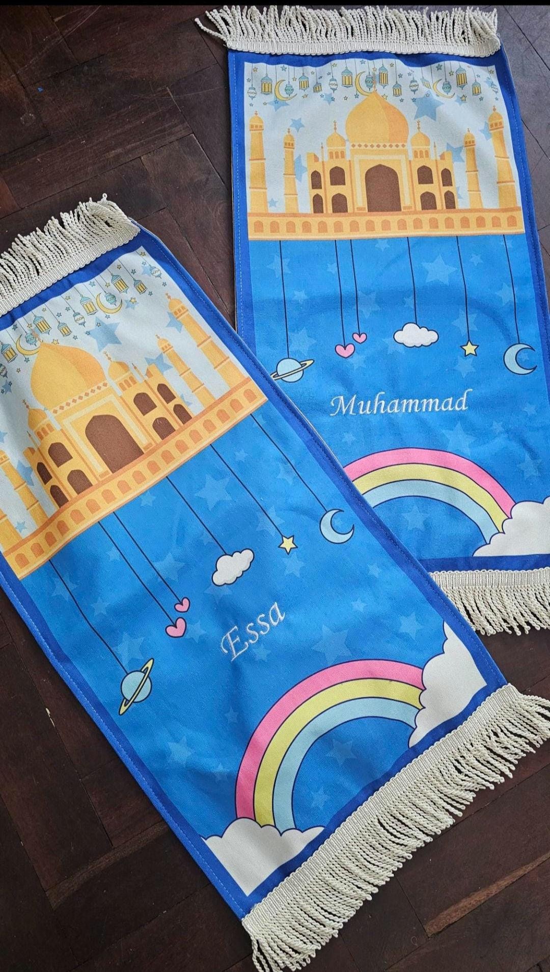 Funny Prayer Rug Personalized Kids Prayer Rug: Fun Cartoon Design, Islamic Gift - Etsy