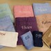 Customised Towels | Bath Hand Face size | Personalised Wedding Birthday Christmas Newborn House Warming New Home Gifts | Christmas Festive 