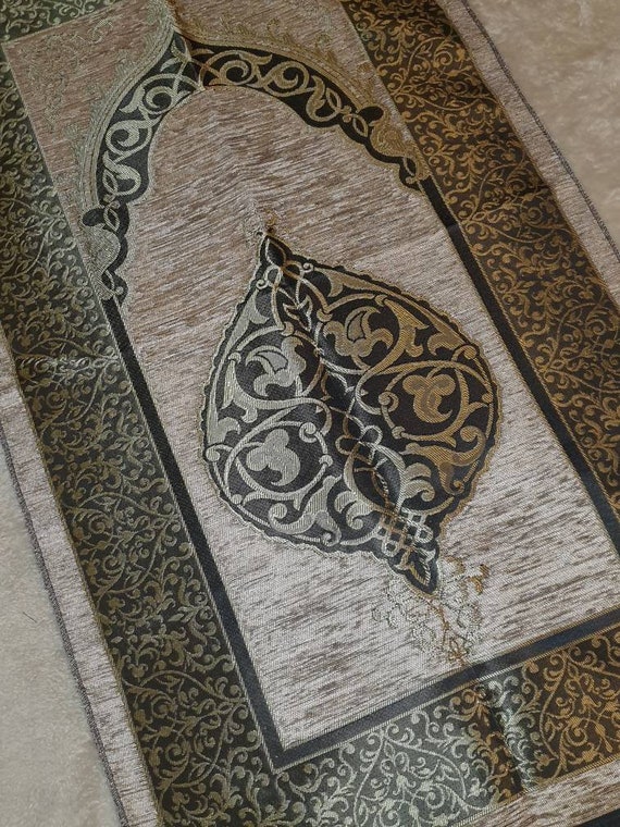 Quality Islamic Plain Prayer Mat, Rug, Janamaz, Salat Mat Different Colours RRP9 - Foto 13