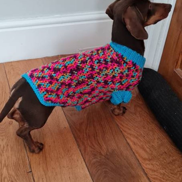 Dachshund jumper / sweater / jacket / coat/ sausage dog