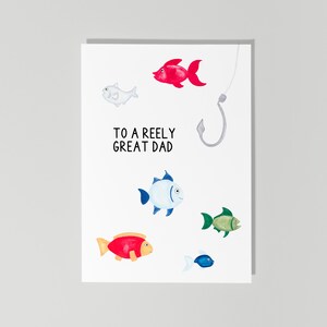 Carte drôle de fête des pères, à un papa reely, carte pour papa, carte de blague de papa, carte de pêche