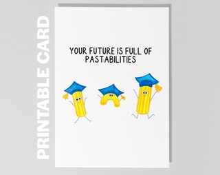 Biglietto Di Laurea Divertente 'Just Got Real Graduate' - Cartolina Auguri Per Amici, Lui E Lei, Interno Bianco (SVK-BYGC1)