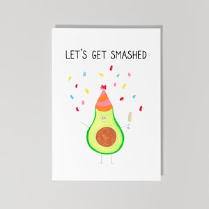 Carte de joyeux anniversaire, Let's get Smashed, carte d'anniversaire drôle, carte d'anniversaire d'avocat, carte de 21e anniversaire
