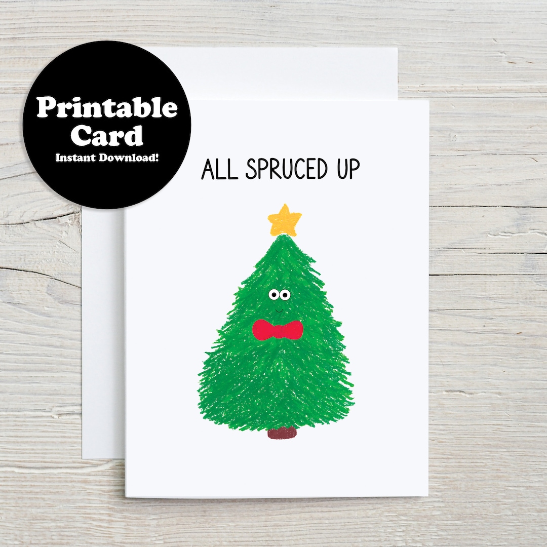 Printable Christmas Card Funny Holiday Card Funny Christmas Etsy