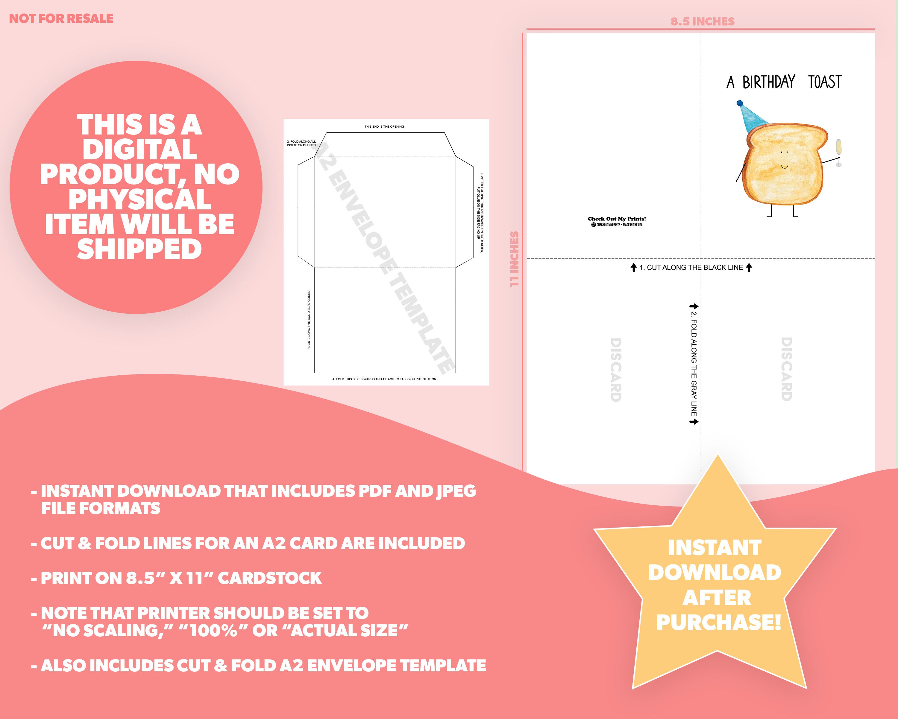 Printable Birthday Card With Beer Hoppiest of Birthdays to - Etsy