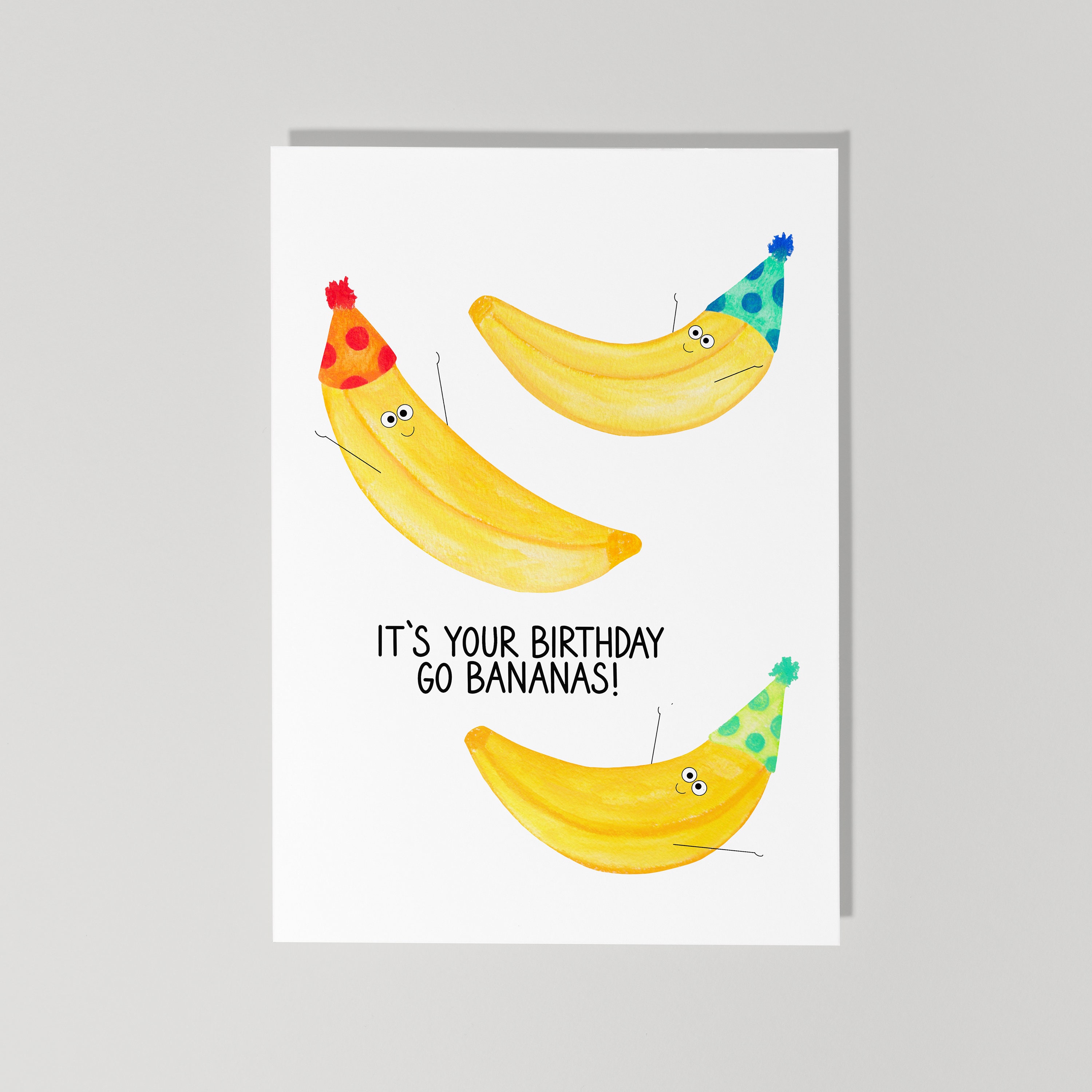 Lustige Bananen-Geburtstagskarte „The Older You Get“ – Witzige Karte Für Ihn & Sie, Blanko Innen