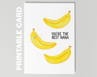Carte de fête des mères pour grand-mère, carte de fête des mères pour grand-mère, carte de voeux drôle de fête des mères imprimable, vous êtes la meilleure grand-mère