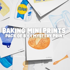 Mini Vending Machine Baking Print Set