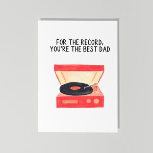 Carte drôle de fête des pères, pour info, vous êtes le meilleur papa, carte pour papa, carte blague papa