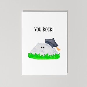 Carte de remise des diplômes amusante, You Rock
