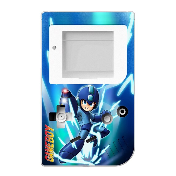 Gameboy Sp Mega Man Shell Game Boy Advance Shell Kit Megaman Video Games Electronics ...