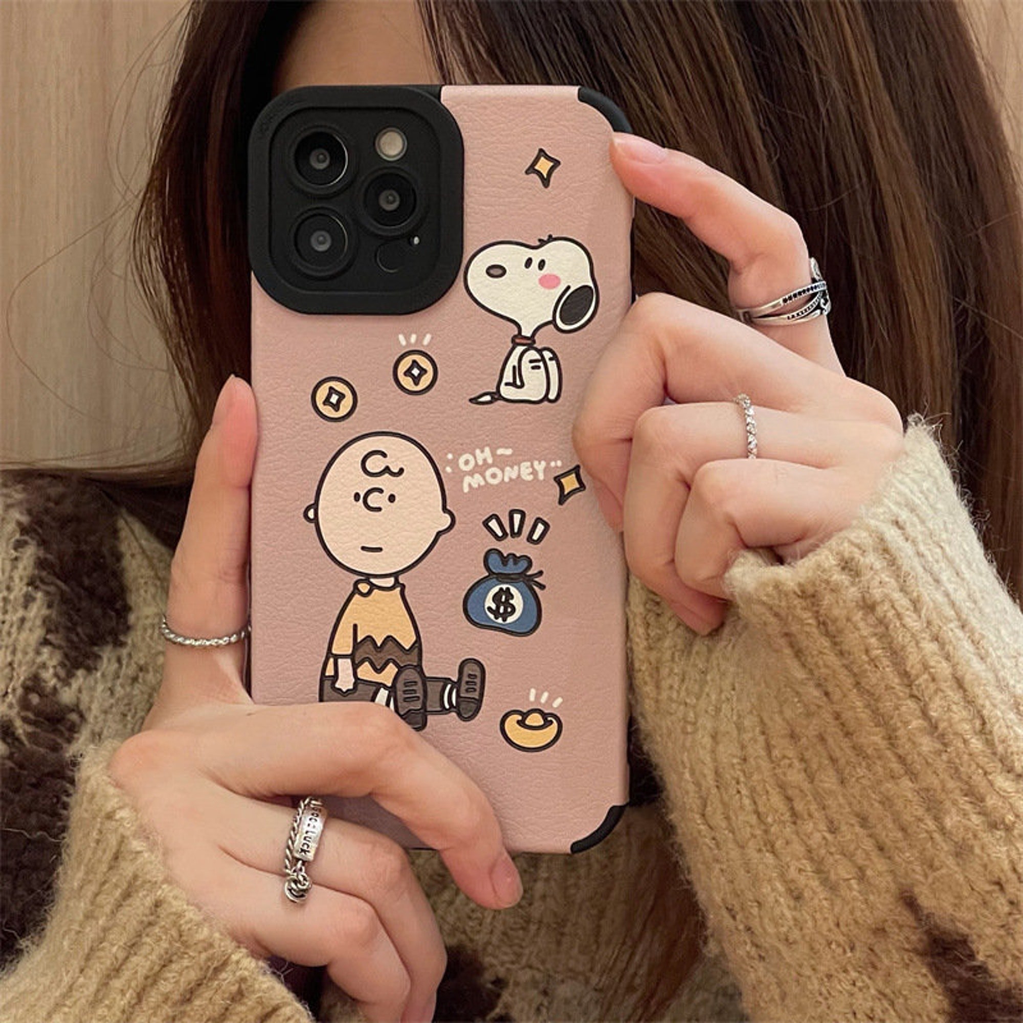Snoopy Day Nice Money Cartoon Cute Apple iphone 11 12 13 mini pro max 7 8