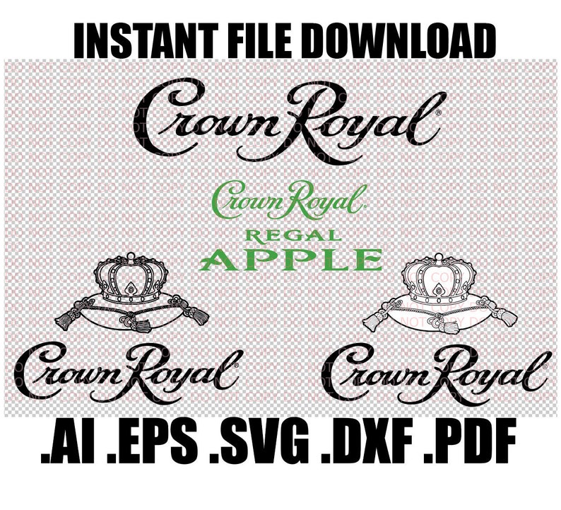 Free Free Crown Royal Apple Svg 144 SVG PNG EPS DXF File