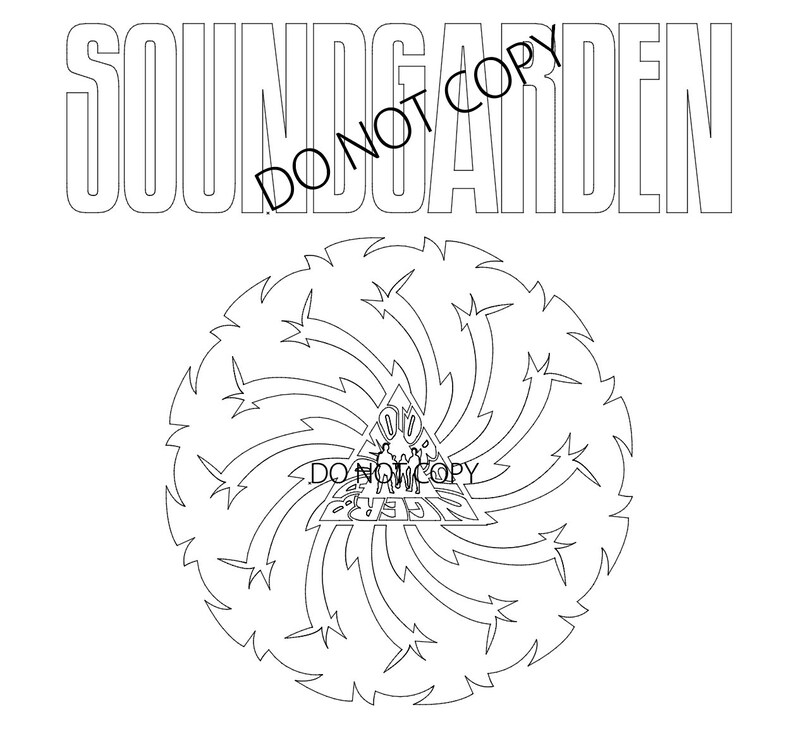 Download Instant Image Download Soundgarden Badmotorfinger Digital Svg Dxf Eps Pdf Vector File Vinyl Cutter Cricut Laser Silhouette Chris Cornell Clip Art Art Collectibles